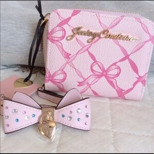 Juicy Couture pink Bow wallet